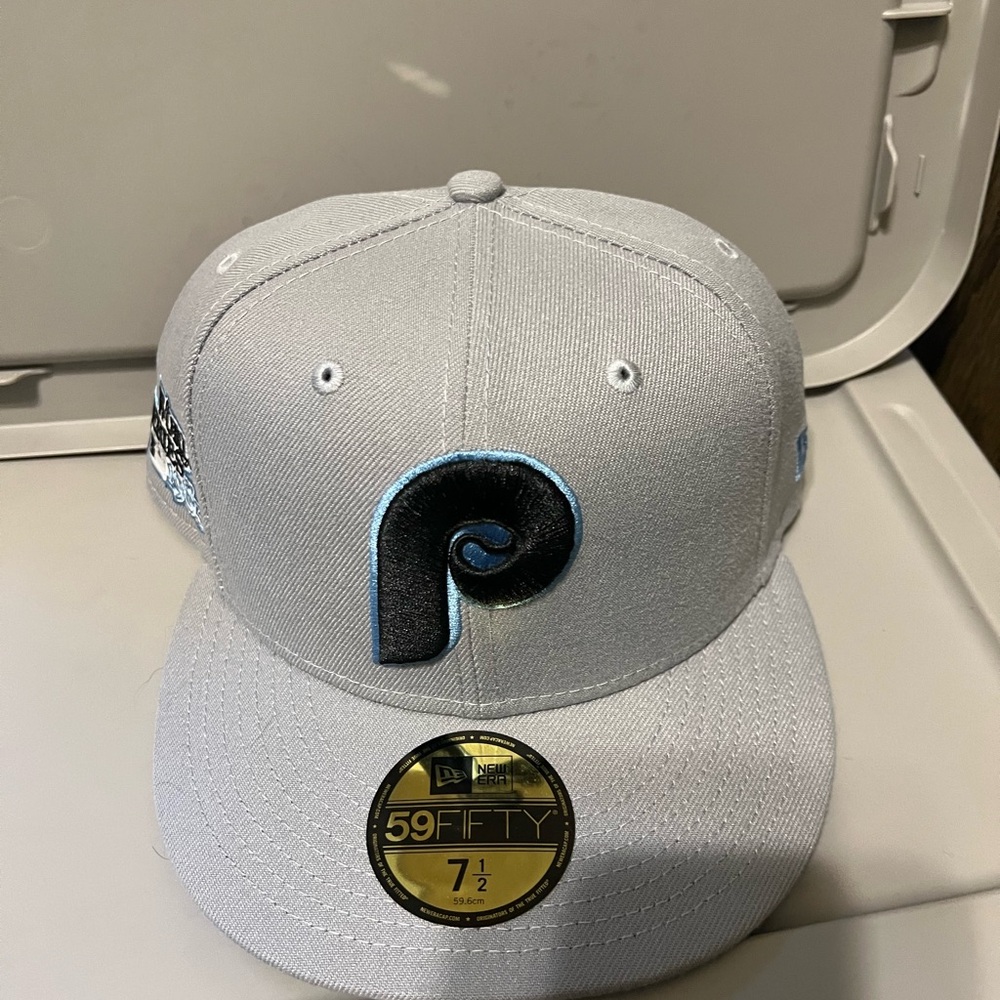 New Era Light Gray 59FIFTY Fitted Cap